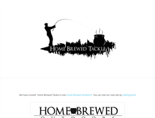 Tablet Screenshot of homebrewedtackle.com